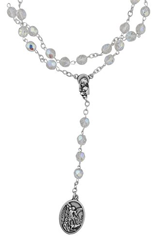 Chaplet de San Miguel con acabados tradicionales y estampa clásica de colección litúrgica 2