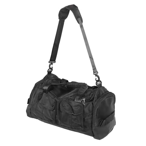 Evita el desorden con la bolsa de viaje negra de gran capacidad y tela Oxford