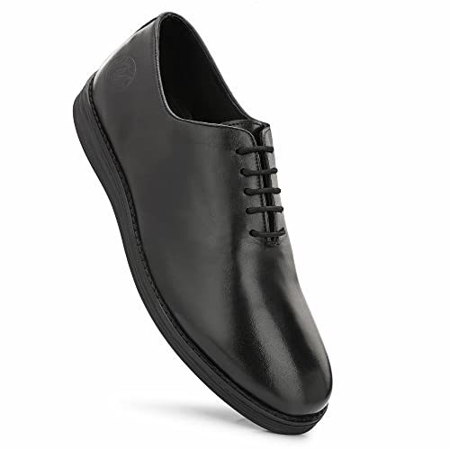 Image of Legwork Men's Leather Wholecut Oxford 2.0 Shoes for Men and Boys