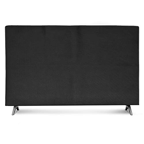 kwmobile Dust Cover for 49-50" TV - Fabric Case TV Protector for Indoor Flat Screen TVs - Black