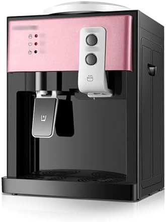 Electric Water Dispenser, Hot & Cold Water Cooler for Home and Office, Compact Design, Easy Placement, Metallic Finish (Pink)