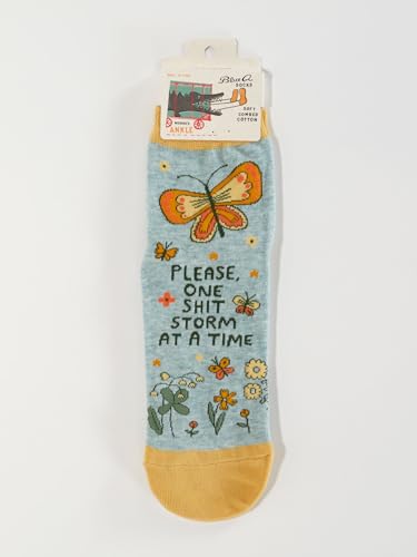 Blue Q Women's Novelty Ankle Socks (fit women's shoe size 5-10)