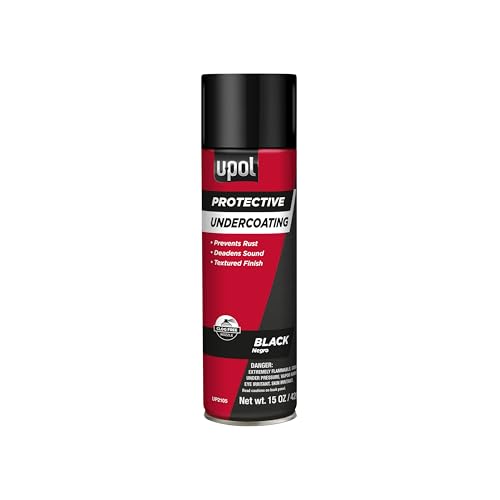 U-POL Undercoating Spray, Vehicle Protection Spray with Textured Finish & Anti-Rust Technology, Black, 15 oz