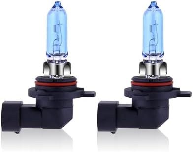 NEWBROWN 9012 HIR2 Headlight Bulb Halogen High and Low Beam 12V 55W 5000K White Light Long Life Replacement PX22D (9012/HIR2, 2 Pcs)