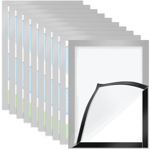 DAJAVE 13 Pcs A4 Magnetic Photo Frames Magnetic Picture Frame A4 Self Adhesive Magnetic Display Frame Peel and Stick Picture Frames for License, Photos, Documents, Notices