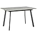 HOMCOM Mesa de Comedor Extensible Mesa de Cocina Rectangular para 4-6 Personas con Patas de Metal y Pies Ajustables 160x80x76 cm Gris