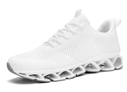 Mens Running Shoes Blade Walking Fashion Trail Sneakers Breathable Mesh Comfortable Non Slip Work Tennis Athletic Sports