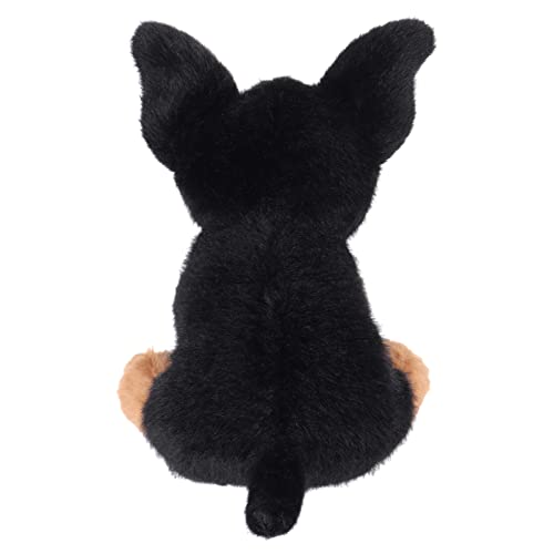 Apricot Lamb Dobermann Kuscheltier Hund Plüschtiere für Kinder, weiche niedliche Kuscheltier für Baby Mädchen und Jungen, Flauschige Hund 20 cm