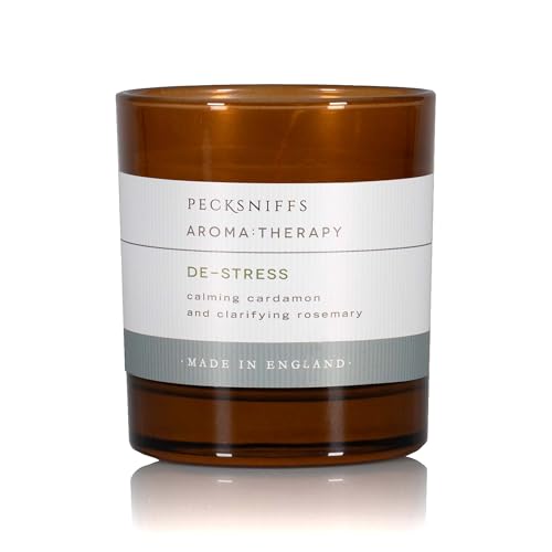 Pecksniff's Amber De-Stress Candle 1 Wick 184g