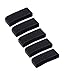 TenCloud Replacement Silicone Band Holders Fastener Rings Compatible with Garmin Vivoactive HR Smartwatch (Black 5 Pack)