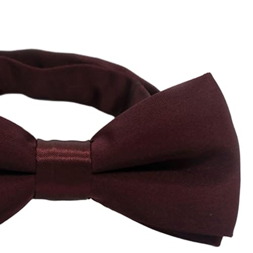 Adjustable Bow Ties Pre Tied Bow Tie Fashion Boys Neck Bowties s Bow Tie for Prom Banquet Stage Performance Formal Party, Dark Brown3