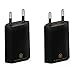 Produktbild Wicked Chili 2X Pro Series Netzteil USB Adapter kompatibel mit Apple iPhone, Samsung Galaxy/Handy Ladegerät, Smartphone Netzstecker (1A, 5V) schwarz