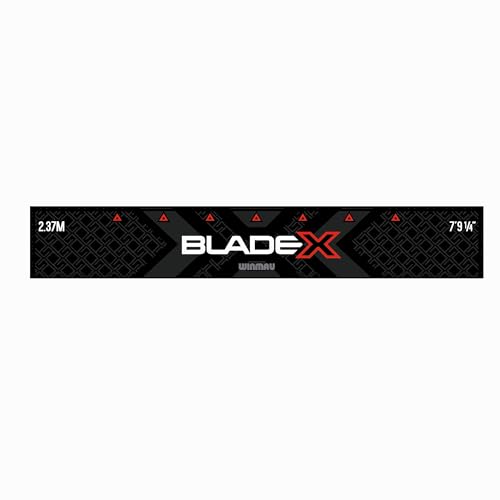 WINMAU - Blade X Schwarz Oche Linien - Gut sichtbarer Wurflinienmarker - Haftet auf Allen harten Oberflächen - Geeignet für Steeldarts und Softdarts - Professionelles Dartzubehör