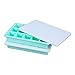 Casabella Cookie Dough Trays with Lids, Aqua/White