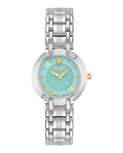 Imagen de Versace Reloj Analógico para Mujer de Cuarzo Suizo con Correa en Acero Inoxidable VE0P00325