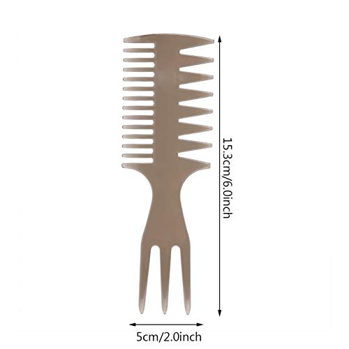 Men Styling Comb, Wide Tooth Comb, Professional Hair Comb Styling Men Wide Teeth Oil Head Comb Barber Hairstylist Comb Hairdressing Tool For Salon And Home Use(#2) #TOP7