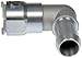 Dorman 800-418HP Metal Heater Hose Connector 3/4 X 3/4, 90 Degree Compatible with Select Models (OE FIX)