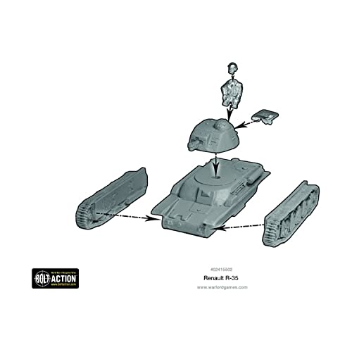 Renault R35 tanque ligero en escala miniatura 3