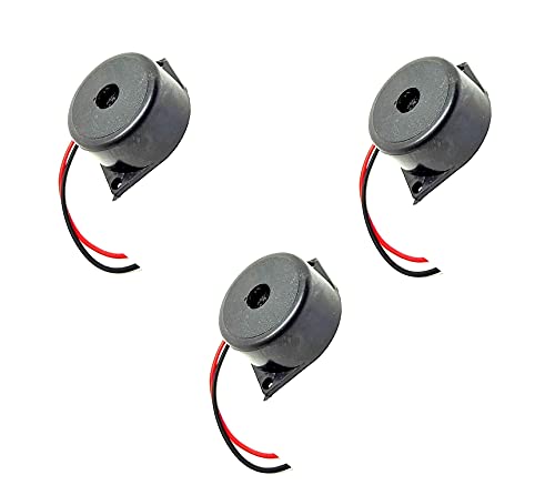 Image of AVS COMPONENTS 3-12v 32mm Pizo Buzzer Continuous Ringing Buzzer for Projects and Motorcycle