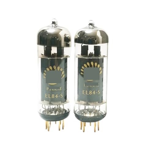 FLEYYXBN EL84-S Tube Replaces EL84 6P14 HiFi Audio Amplifier(2pcs Matched Pair)