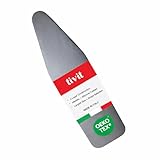 TIVIT Italian Made 22 x 58 Inch Ironing Board Cover, ALUMITEK PRO Silicone Coated Technology with Scorch Resistant & 3 Layer Padded one-Piece Construction - Color/Gray (Patent Pending)