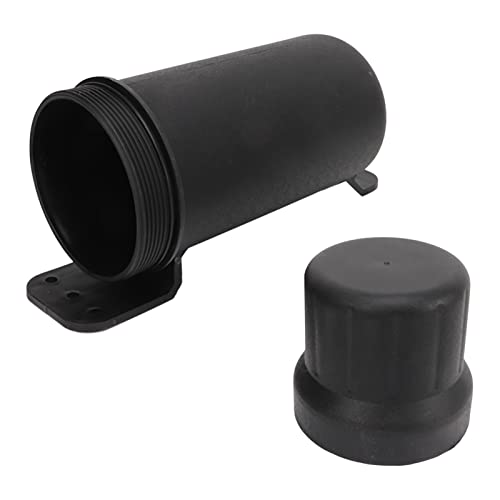Image of Asixxsix Motorcycle Tool Tube, 125mm Motorcycle Universal Off Road Tool Tube, Storage Box Holder Manual Canister with 4 Rolling Tapes for Off Road Motorcycles, ATV, UTV, Trucks