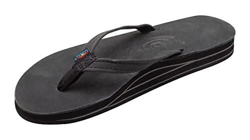 Image of Rainbow Sandals Women's Double Layer, Narrow Strap, Leather Sandals w /Arch