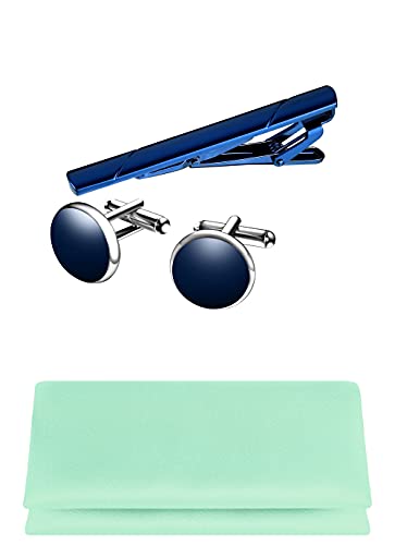 Image of Tie G .5pcs Tie set in a gift box : Tie sets : Solid color Neck tie,Satin Bow tie,Pocket Square, Lapel, Cuffs link