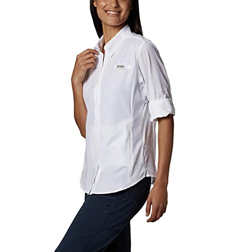 Columbia Women’s PFG Tamiami™ II Long Sleeve Shirt, White, X-Large