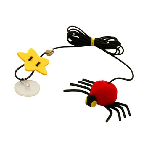 Shurhome Hanging Swing Thousands Cats Pet Toy Hanging Door Teasing Playfulness Cats Rope for Kitties Exercise