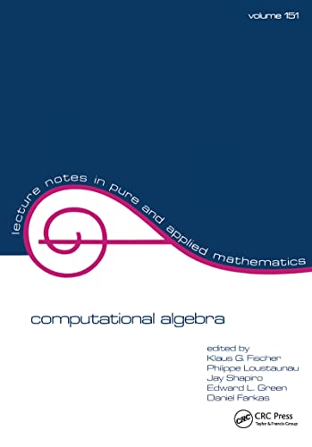Computational Algebra (Lecture Notes in Pure an... 0824790707 Book Cover