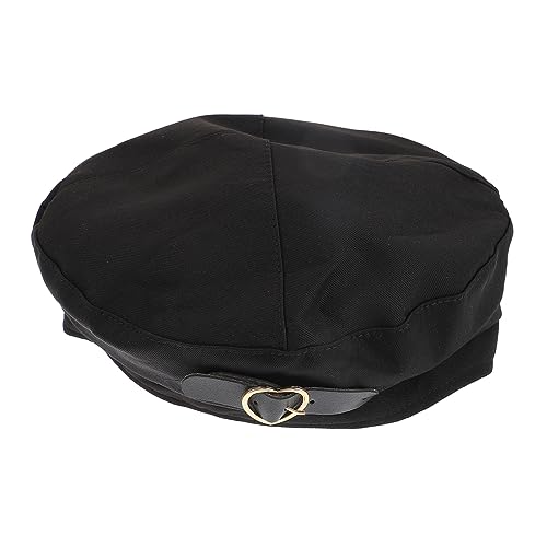 FRCOLOR Beret Hat Women Hat Women's Warm Hat Beret Warm Hat Comfortable Material Fashionable for Women 1pc Black