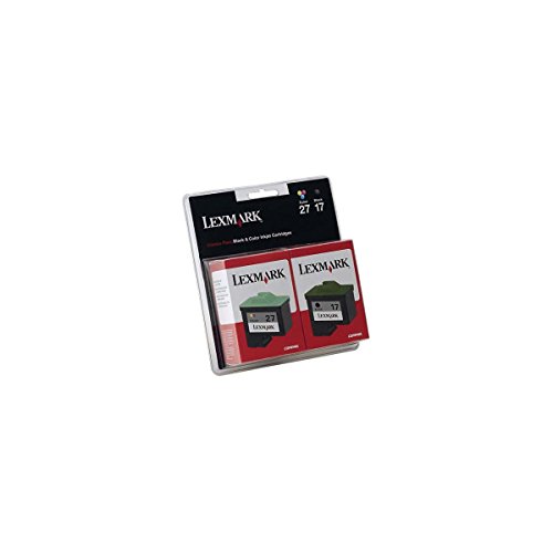 Lexmark Twin Pack #17, 27 Black and Color Moderate...