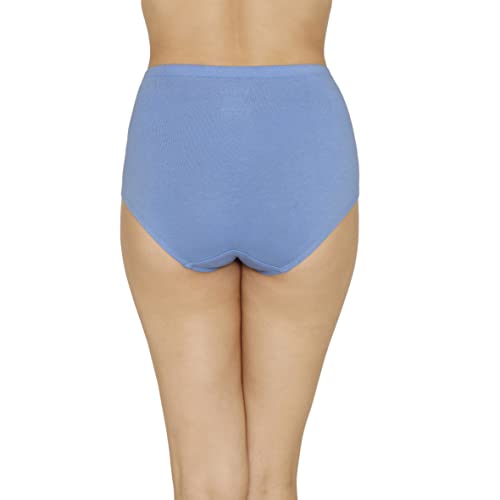 Image of Amante Solid High Rise Full Coverage Full Brief Panties (Pack of 3)