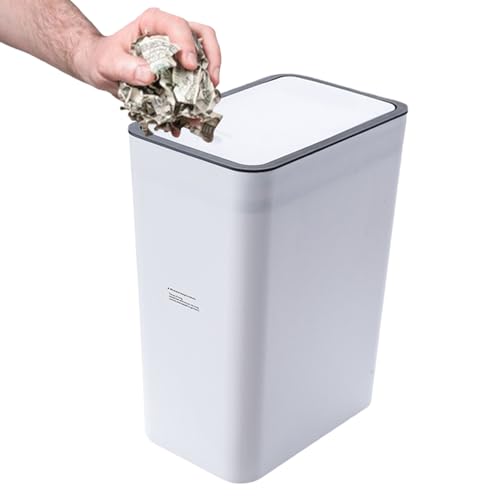プレストップ付きゴミ箱 | ごみ箱 | スリムごみ箱 ゴミ箱 プレストップ蓋 犬用ごみ容器 モダンゴミバスケット