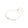Swarovski One bracelet, Heart, Pink, Rose gold-tone finish #1