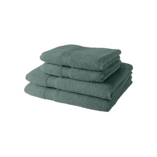 TODAY 2 Serviettes de Bain 50x90 + 2 Draps de Bain 70x130 cm 100% Coton - Celadon