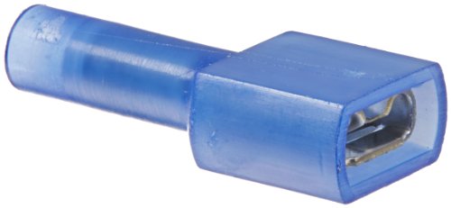 Fully Nylon Insulated Female Disconnect with Vinyl Insulated Grip, Small Packs, 16-14 Wire Size, 0.250