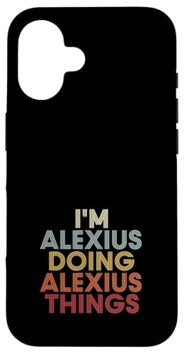 Alexius Name Alexius Personalized Name First Given �X�}�z�P�[�X iPhone 16 �p