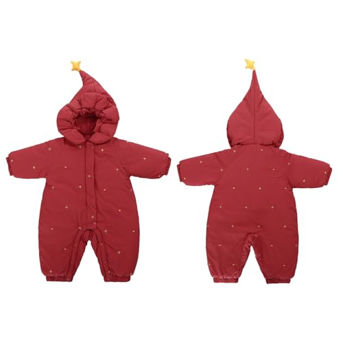 Combinaison de neige bébé anti-froid avec grenouillère hiver doublée molleton