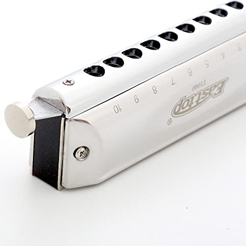 Adiya T10-40 10-Hole 40-Tone Chromatic Harmonica thumb #5