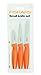 Price comparison product image Fiskars 3 Piece Small Knife Set 3, Steel/Plastic, Orange, Functional form, 1014272