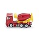 siku 0496, Set Baustelle, 5 Spielzeugfahrzeuge für Kinder, Geschenk für Jungen und Mädchen, Metall/Kunststoff, Mehrfarbig