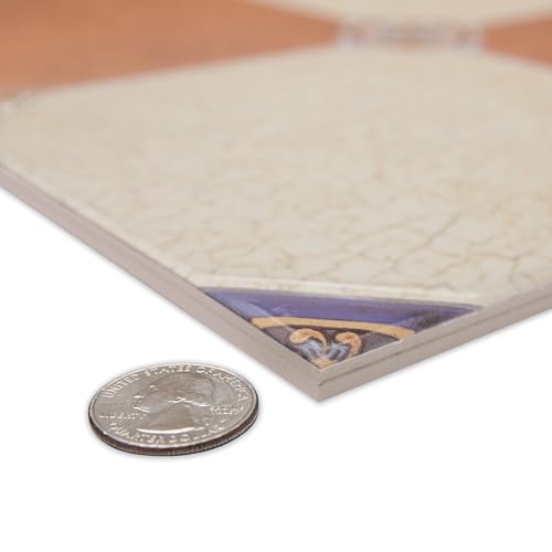 Merola Tile Manises Decor Mix 13-1/8" x 13-1/8" Ceramic Floor and Wall Tile