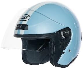 Custom Bilt Roadster Retro Helmet - XS - Blue/White