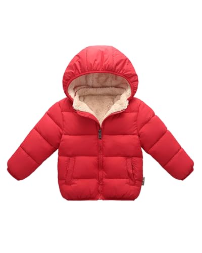 JiAmy Baby Winterjacke Jungen Mädchen Gefüttert Warm...
