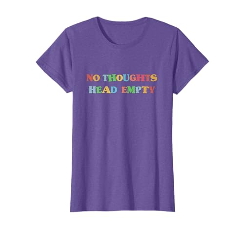 Kidcore Aesthetic No Thoughts Head Empty Alt Indie 80s 90s T-Shirt