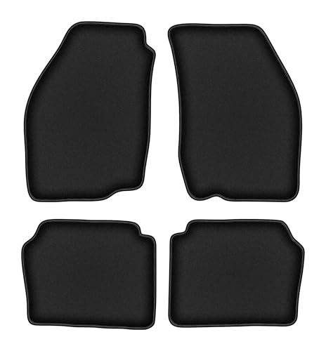 Tapis de sol épais Durban Suzuki Baleno I berline break 1995-2007 noir velours auto