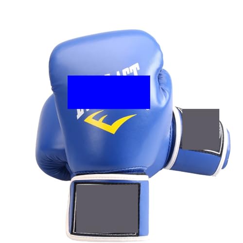 ボクシンググローブ 子供・大人・男性・女性用トレーニングフリーコンバットボクシングセット フィットネス エクササイズ 武道(Blue,M)