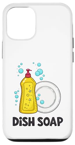 食器用洗剤と泡が特徴の楽しいデザイン スマホケース iPhone 12/12 Pro 用